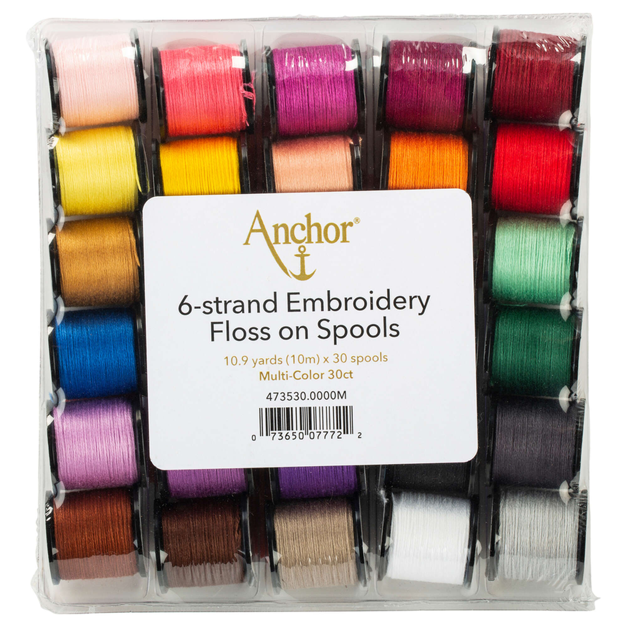 Anchor Embroidery Floss on Spools, 30 Pack | Yarnspirations