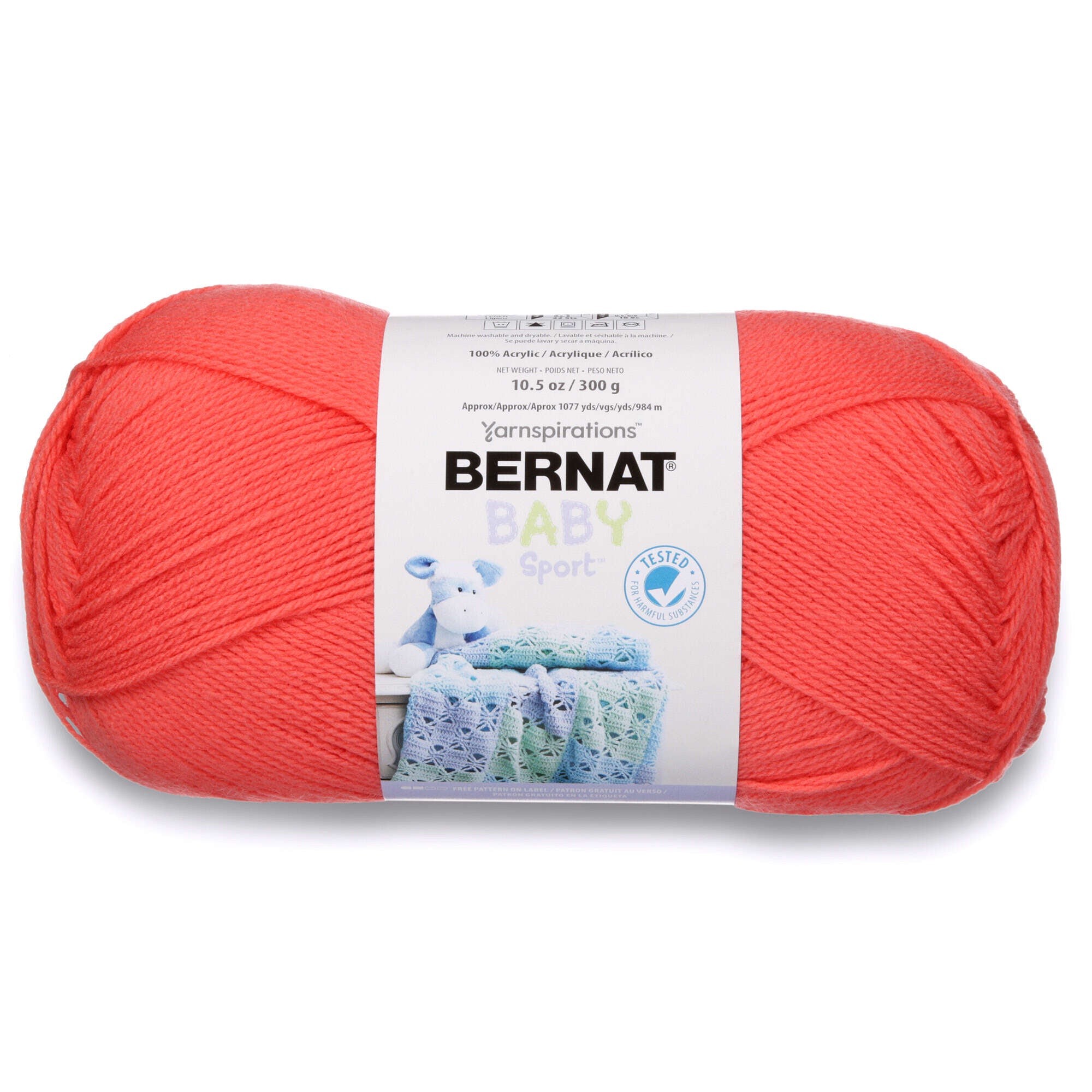 Bernat Baby Sport Big Ball Yarn - Solids-Baby Pink, 1 count - Pay Less  Super Markets