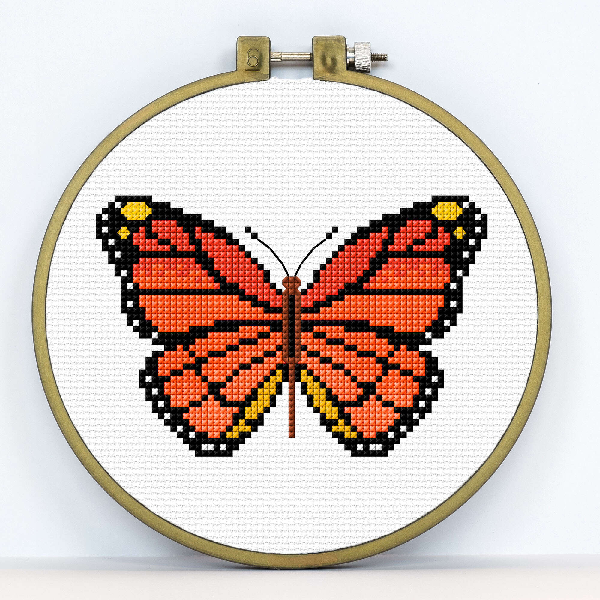 Anchor Monarch Butterfly Cross Stitch Design Pattern | Yarnspirations