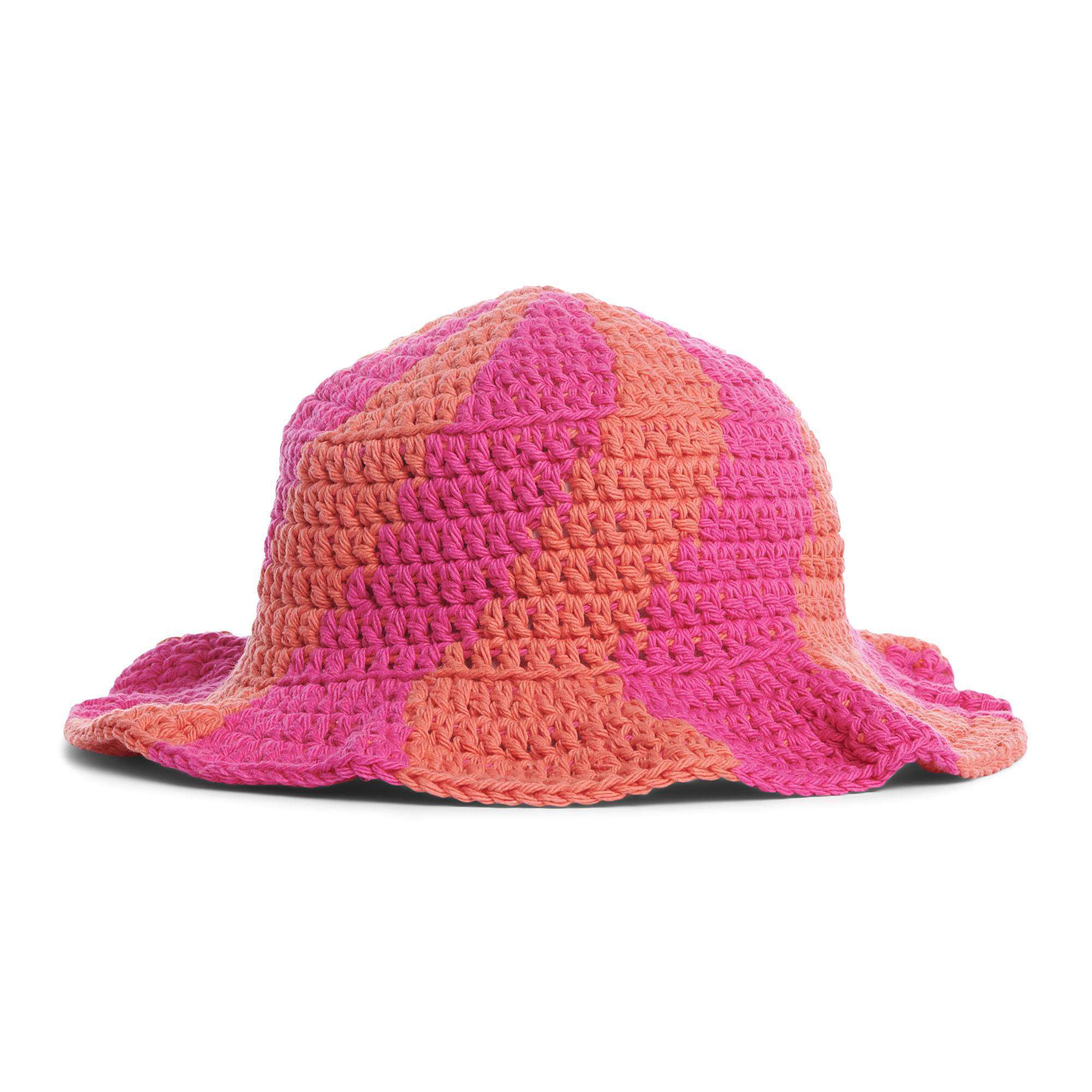 Lily Sun Swirl Bucket Hat Pattern Pattern | Yarnspirations