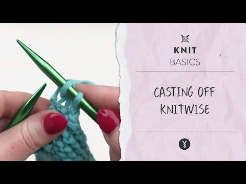 How To Cast Off or Bind Off In Knitting For Right Handers