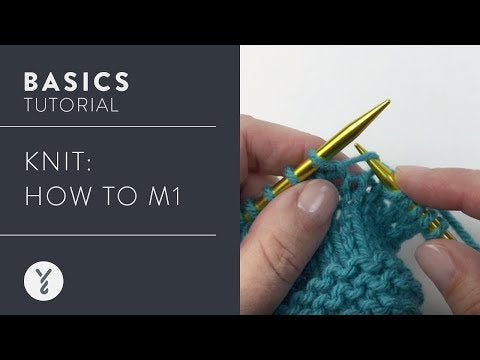 Image of How to Make 1 Increasing Stitches Knitting Tutorial thumbnail