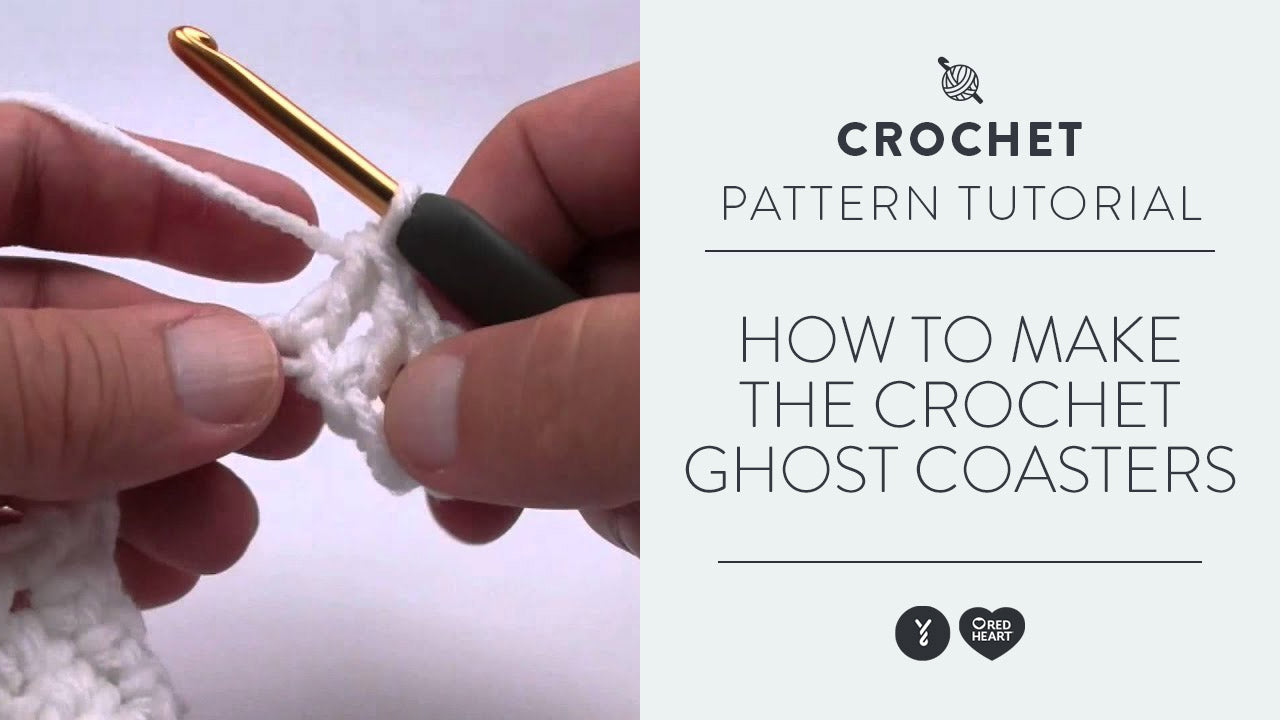 Image of Learn How to Make the Crochet Ghost Coasters thumbnail