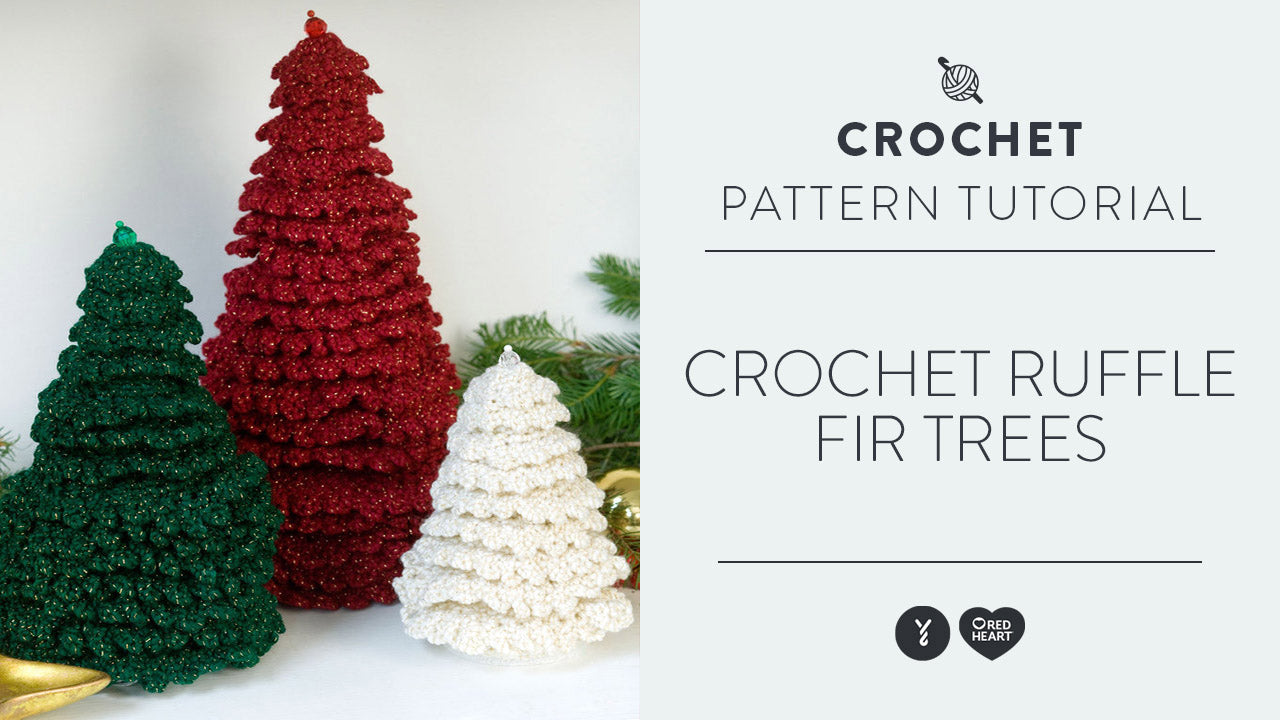 Image of Crochet Ruffle Fir Trees thumbnail