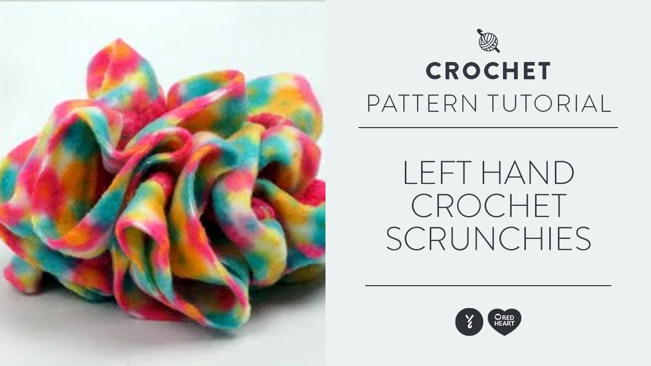 Image of Left Hand: Crochet Scrunchies thumbnail