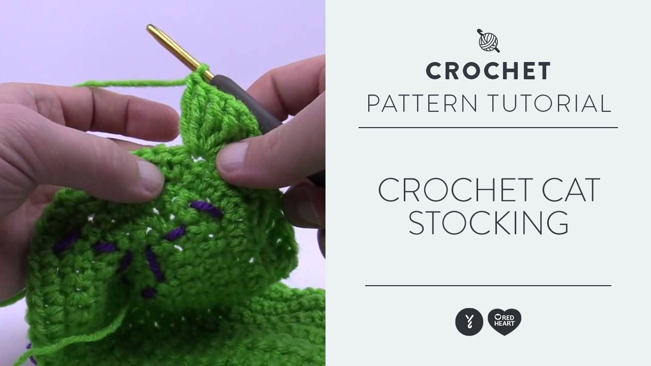 Image of Crochet Cat Stocking thumbnail