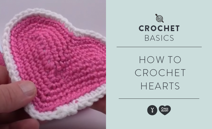 Image of Learn How to Crochet Hearts with Red Heart Yarns thumbnail