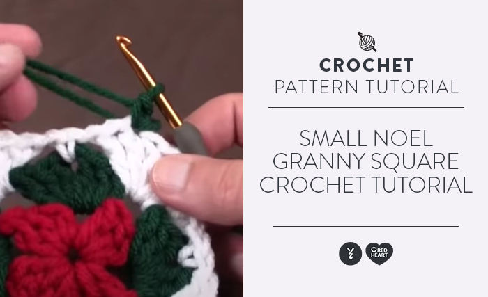 Image of Small Noel Granny Square Crochet Tutorial thumbnail