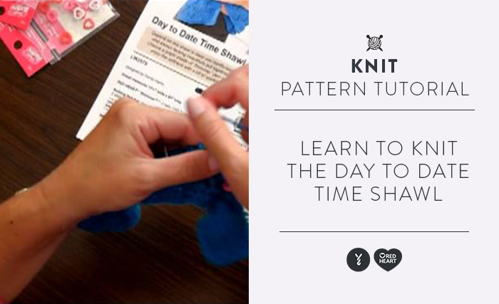 Image of Learn to Knit the Day to Date Time Shawl thumbnail