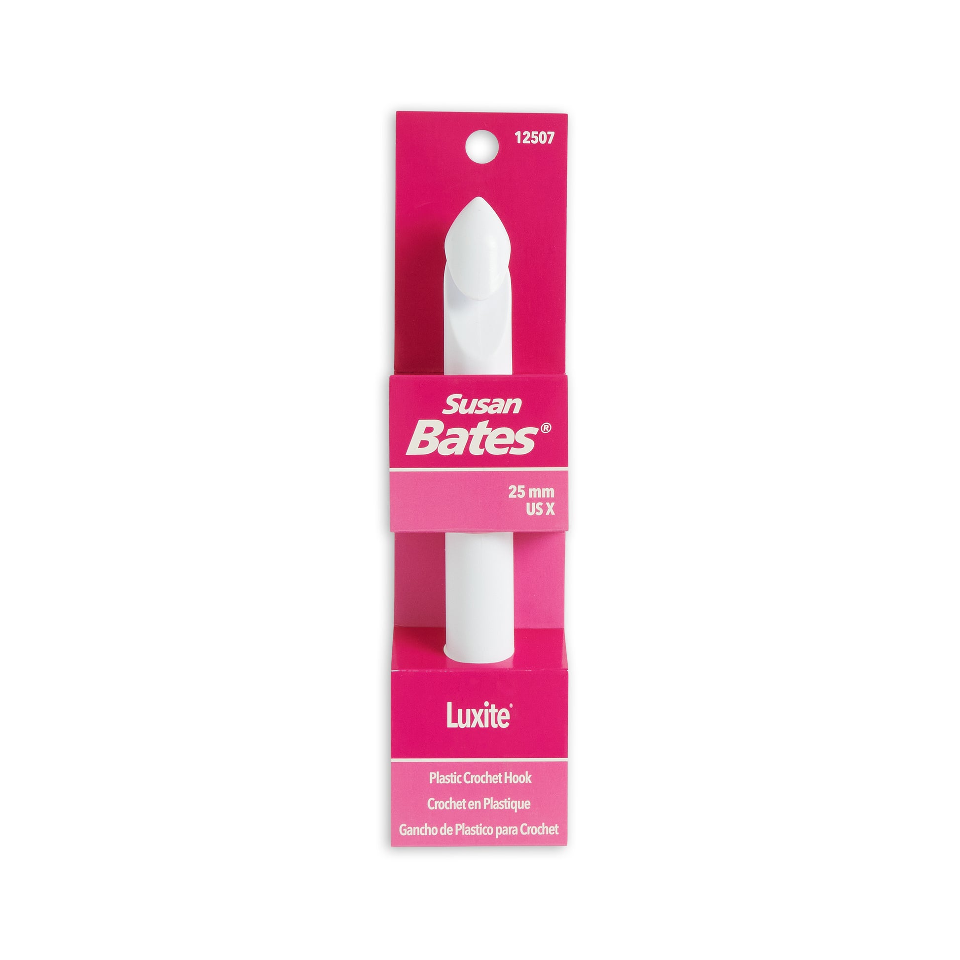 Susan Bates Luxite Plastic Crochet Hooks