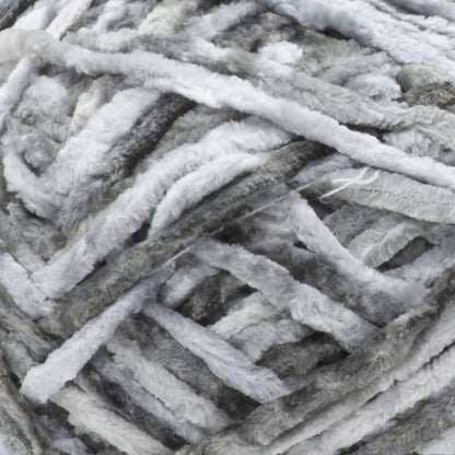 Bernat Crushed Velvet Yarn - Clearance Shades Soft Gray