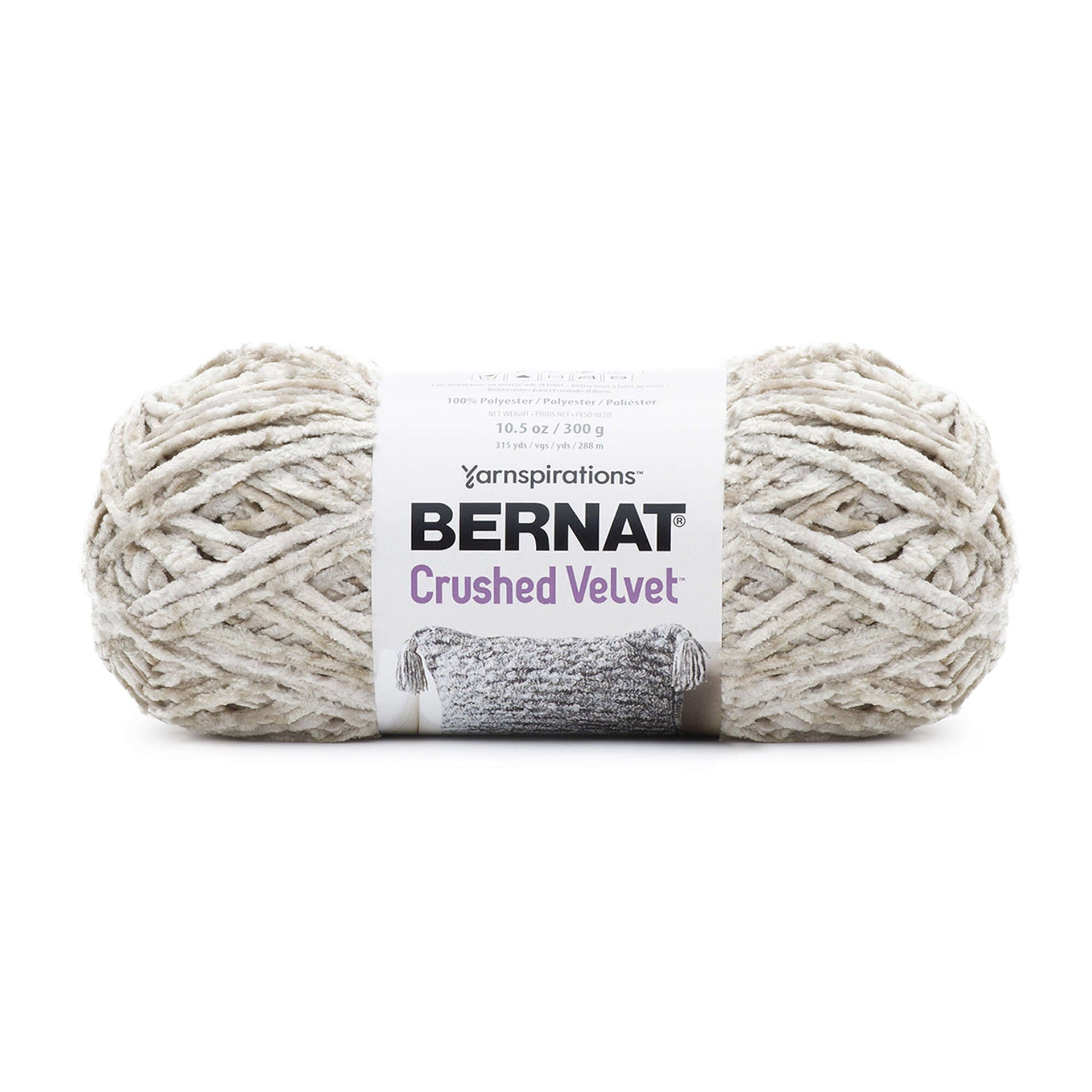 Yarnspirations Bernat Velvet, 100% Polyester Bulky Yarn, 10.5