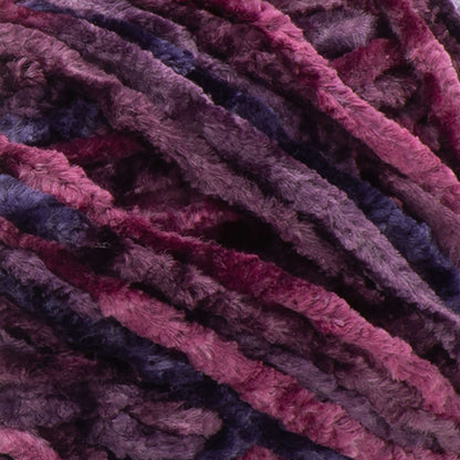 Bernat Crushed Velvet Yarn - Clearance Shades Burgundy