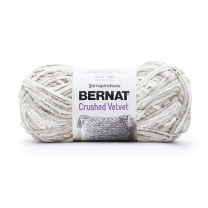 Bernat Crushed Velvet Yarn - Clearance Shades White