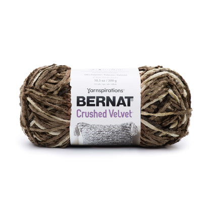 Bernat Crushed Velvet Yarn - Clearance Shades Coffee