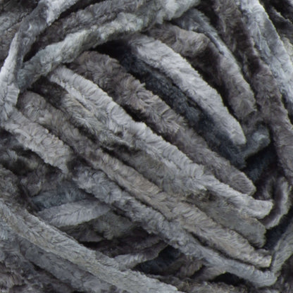 Bernat Crushed Velvet Yarn - Clearance Shades Deep Gray