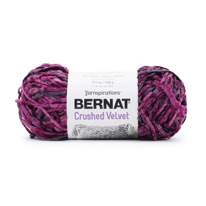 Bernat Crushed Velvet Yarn - Clearance Shades Bright Magenta