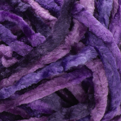 Bernat Crushed Velvet Yarn - Clearance Shades Potent Purple