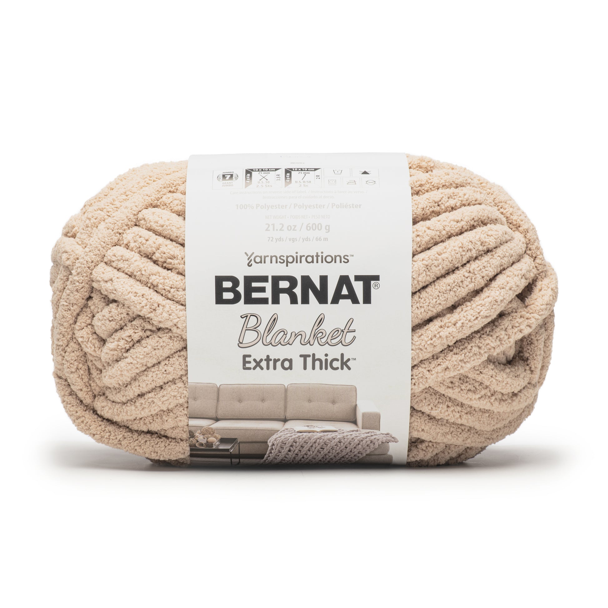 Bernat Blanket Extra Thick Yarn (600g/21.2oz)