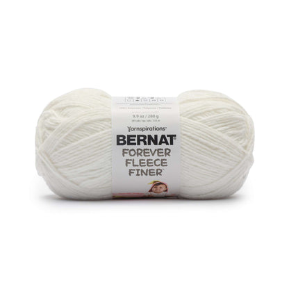 Bernat Forever Fleece Finer Yarn - Clearance Shades White
