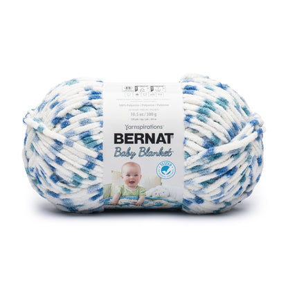 Bernat Baby Blanket Yarn (300g/10.5oz) Blueberry Dot