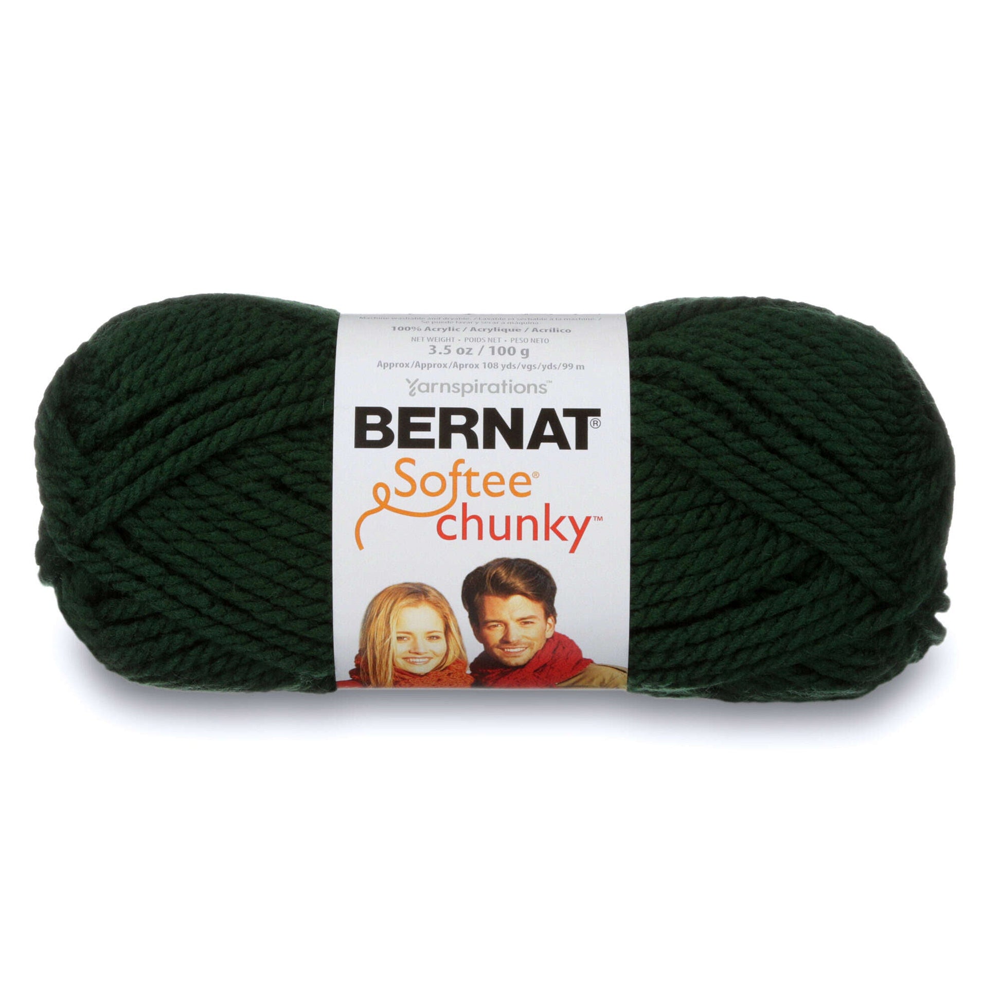 Bernat Softee Chunky Yarn (100g/3.5oz) - Discontinued shades