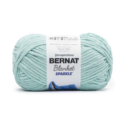 Bernat Blanket Sparkle Yarn (300g/10.5oz) - Discontinued Shades Aqua Sparkle