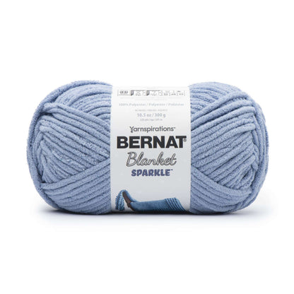 Bernat Blanket Sparkle Yarn (300g/10.5oz) - Discontinued Shades Dusty Blue Sparkle