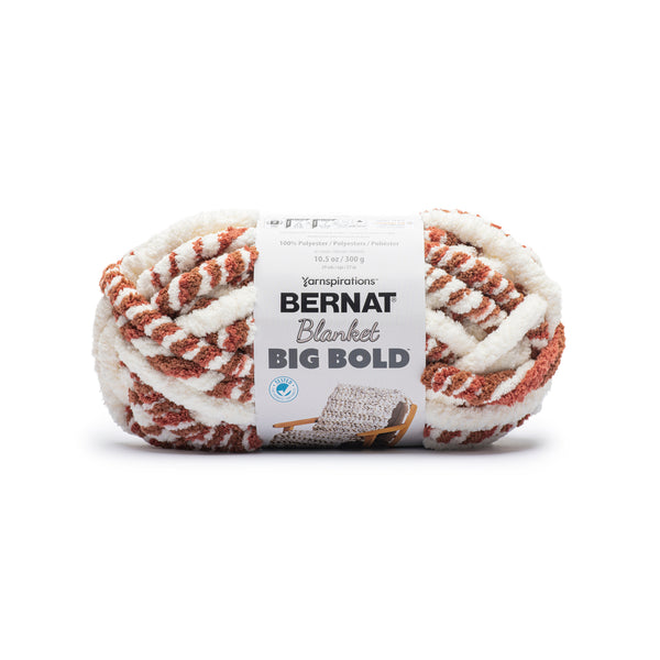  Bernat Blanket Yarn - Big Ball (10.5 oz) - 2 Pack with  Patterns (Sonoma) : Arts, Crafts & Sewing