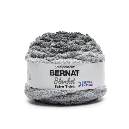 Bernat Blanket Extra Thick Perfect Phasing Yarn (600G/21.2oz) Coal