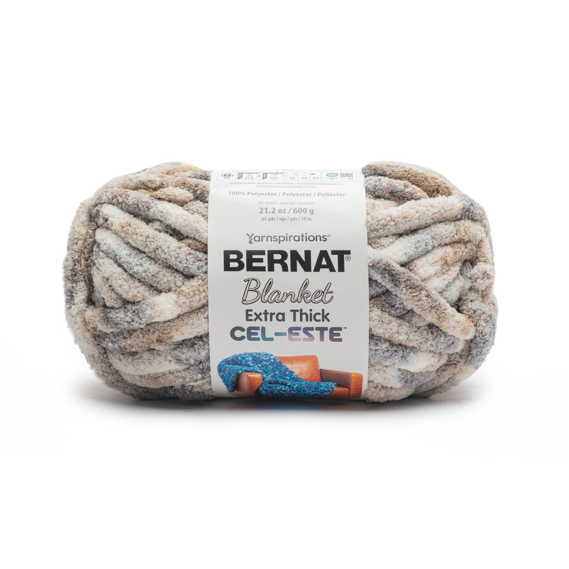 Bernat Blanket Extra Thick Cel-Este Yarn (600G/21.2oz)