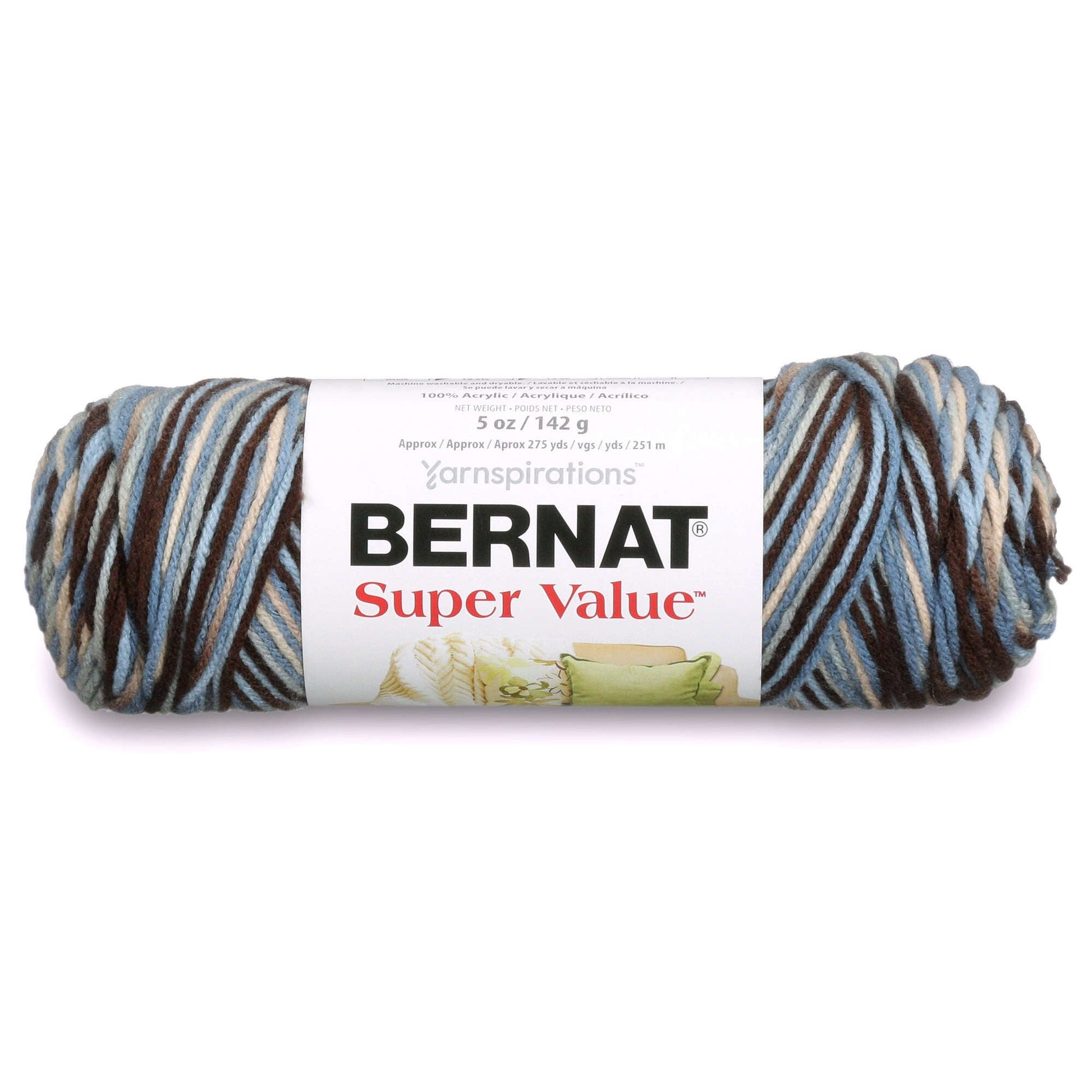 Bernat Super Value Variegates Yarn - Clearance Shades