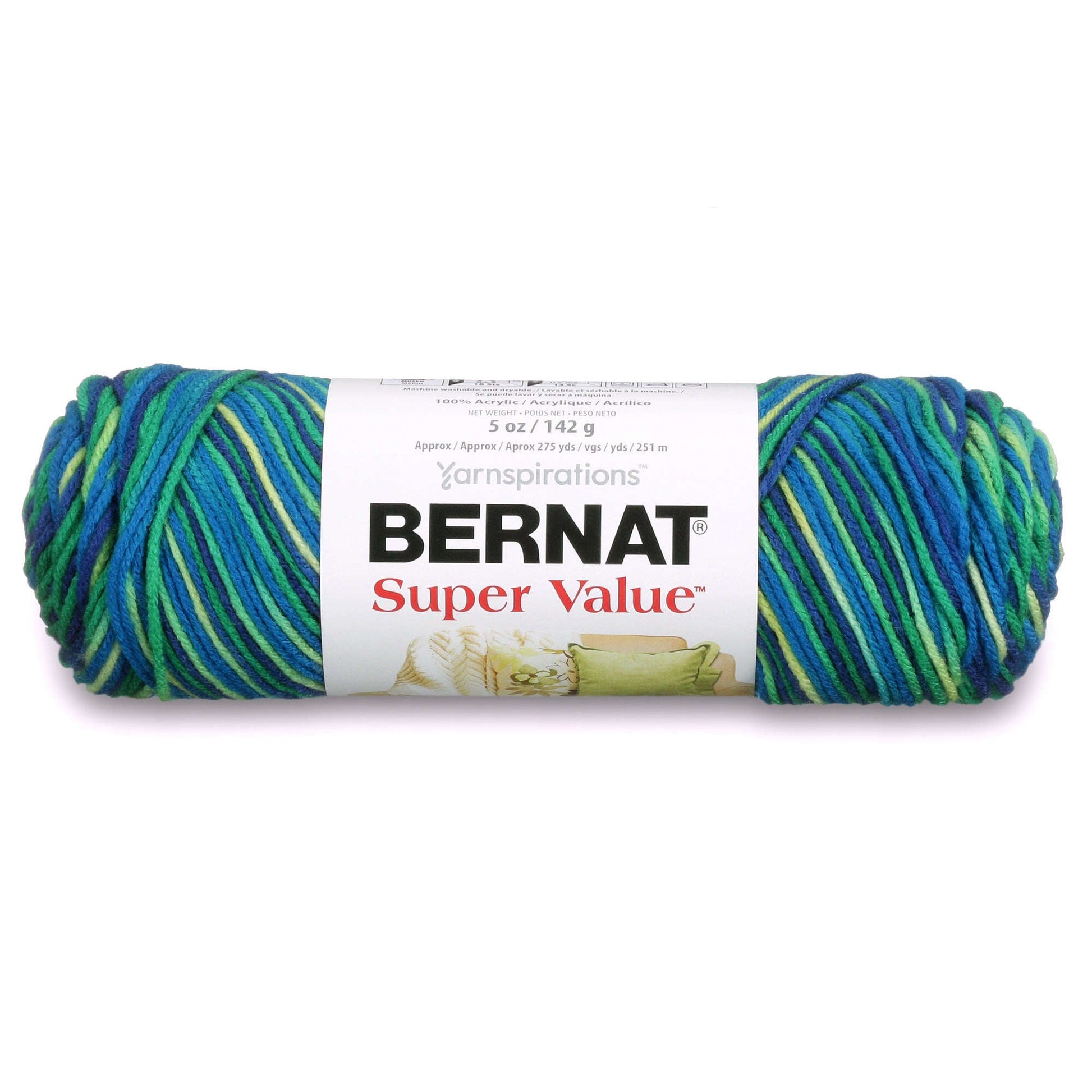 Bernat Super Value Variegates Yarn - Clearance Shades