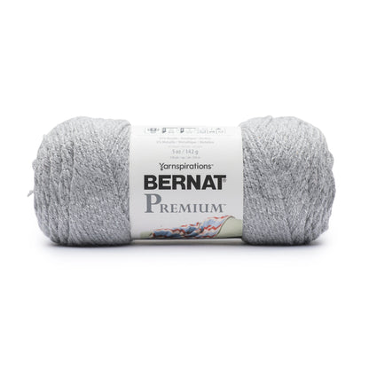 Bernat Premium Sparkle Yarn - Discontinued Shades Soft Gray Sparkle