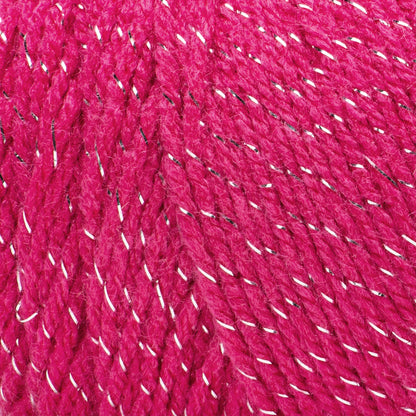 Bernat Premium Sparkle Yarn - Discontinued Shades Hot Pink Sparkle