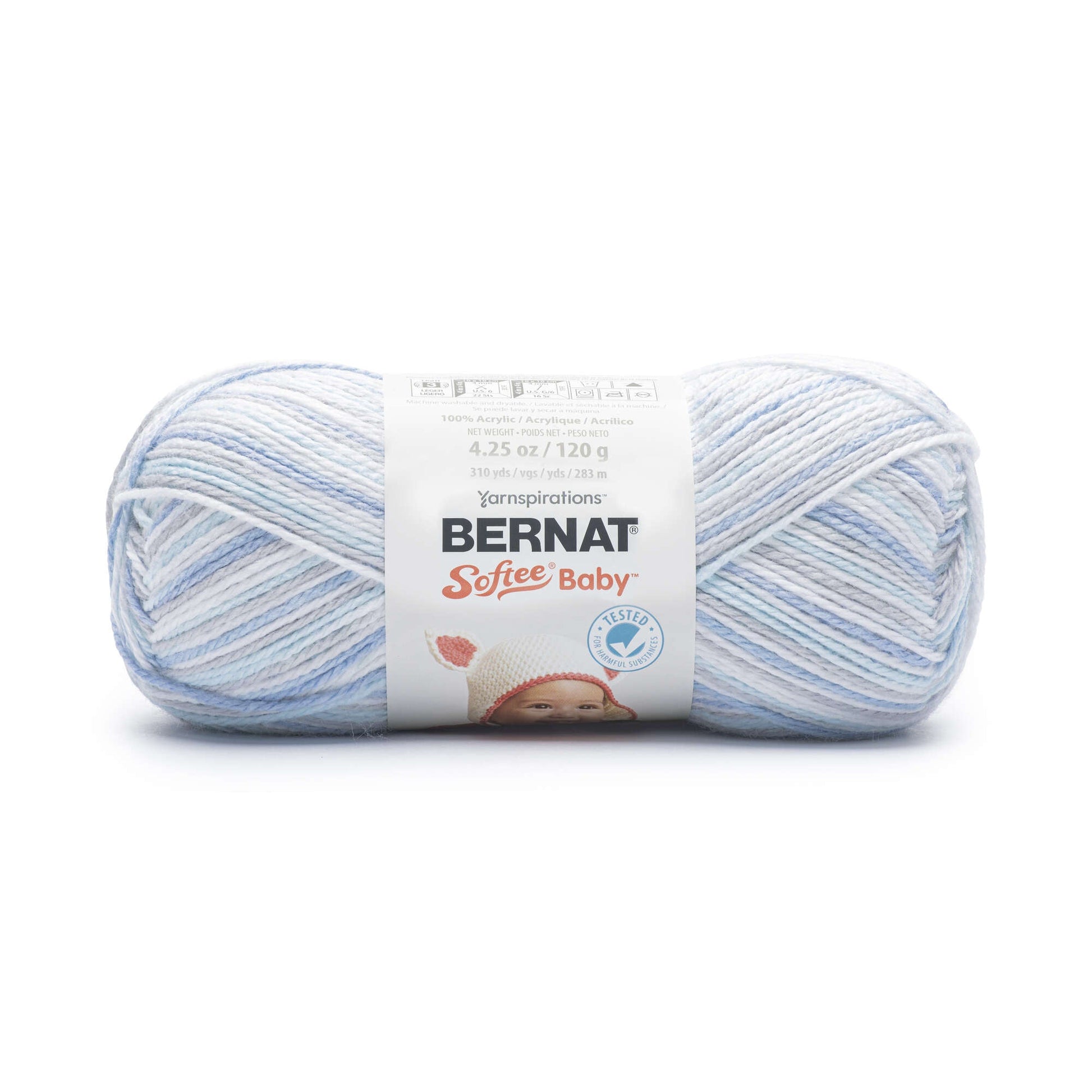 Bernat Softee Baby Variegates Yarn - Discontinued Shades