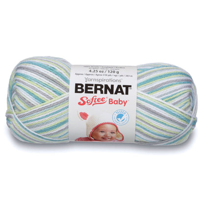 Bernat Softee Baby Variegates Yarn - Discontinued Shades Prince Pebbles Ombre