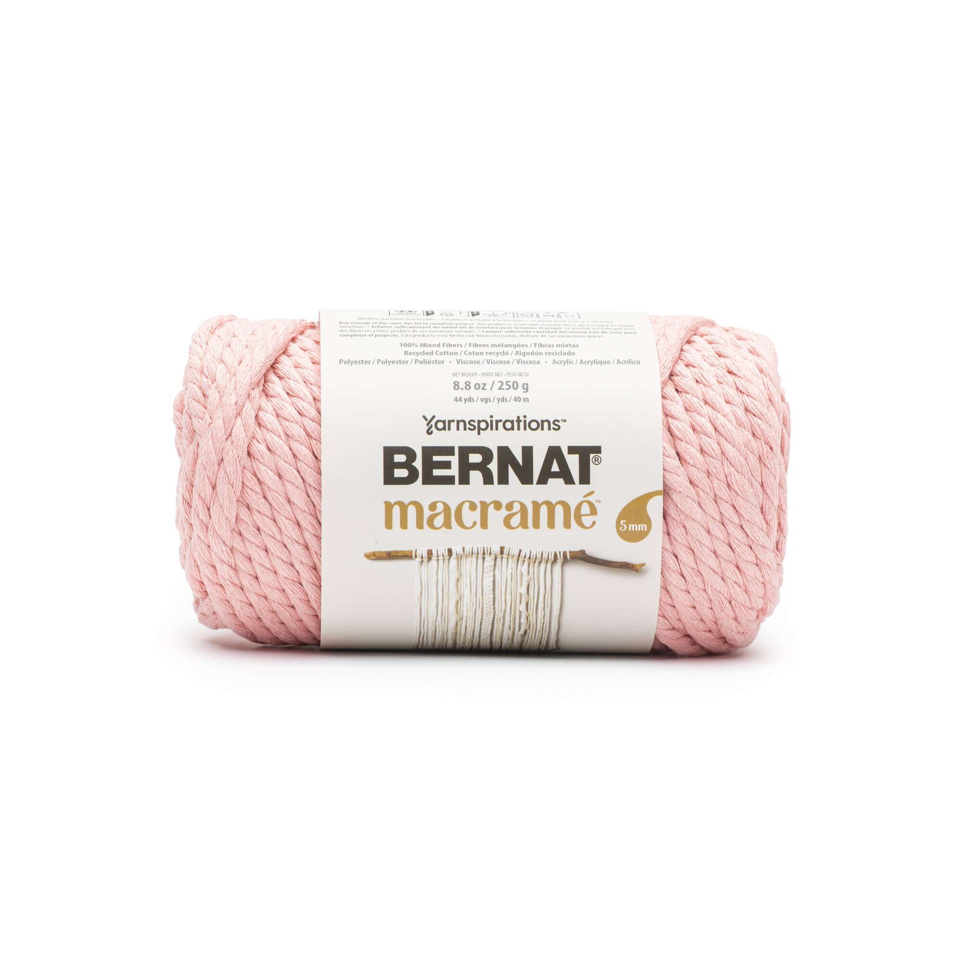 Bernat Macrame Burnt Orange Yarn - 3 Pack of 250g/8.8oz - Cotton - #6 Super  Bulky - Knitting, Crocheting & Crafts