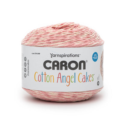 Caron Cotton Angel Cakes Yarn (500g/17.7oz) - Discontinued shades Strawberry Shortcake