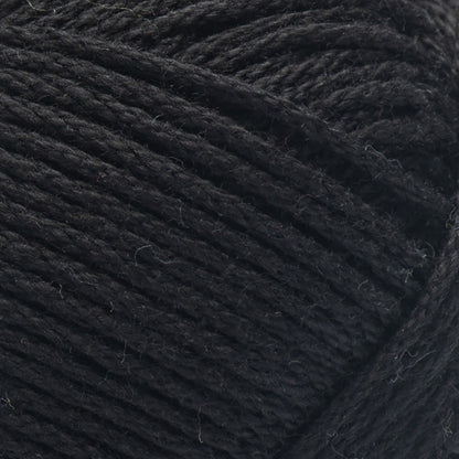 Caron All Day Cotton Yarn (100G/3.5oz) Black