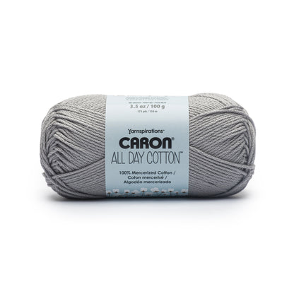 Caron All Day Cotton Yarn (100G/3.5oz) Light Gray