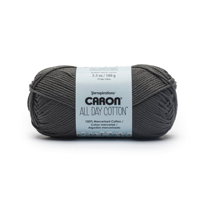 Caron All Day Cotton Yarn (100G/3.5oz) Gray