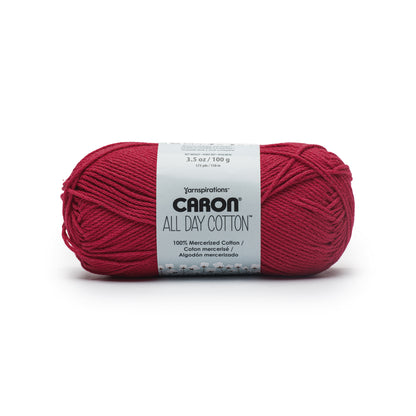 Caron All Day Cotton Yarn (100G/3.5oz) Red Lip