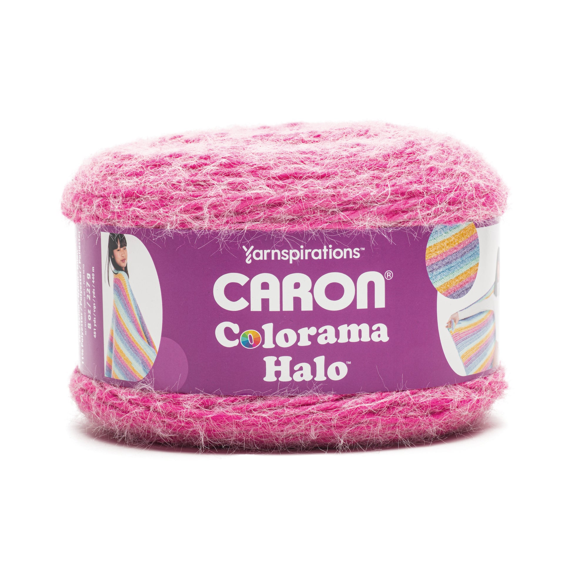 Caron Colorama Halo Stripes And Solids Yarn (227G/8oz)