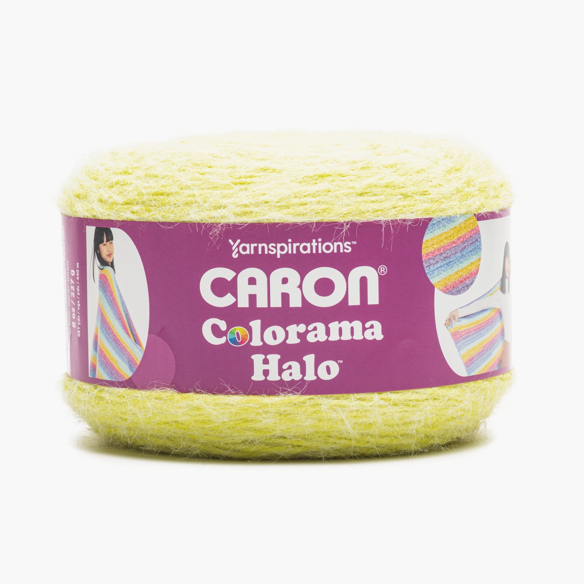 Caron Colorama Halo Stripes And Solids Yarn (227G/8oz)