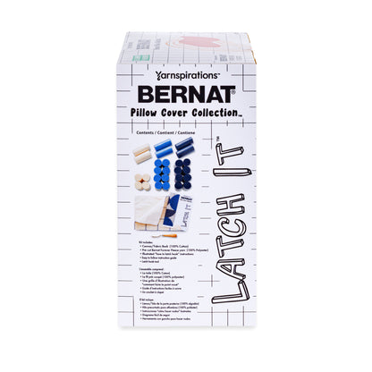 Bernat Latch It Kit - Fleece Pillow Pinwheel