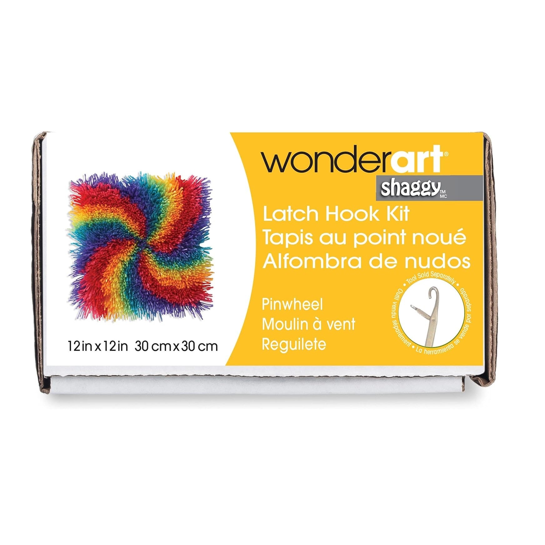 WonderArt Shaggy Pinwheel Kit 12