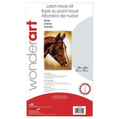 Wonderart Classic Latch Hook Kit 20x30 Horse
