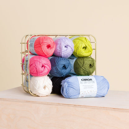 Caron All Day Cotton Yarn (100G/3.5oz) All Variants