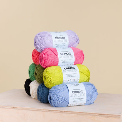 Caron All Day Cotton Yarn (100G/3.5oz) All Variants